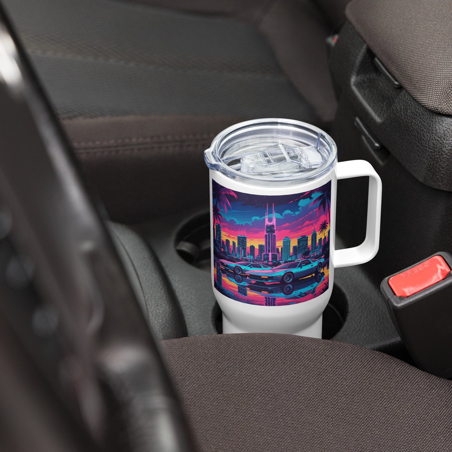 Reisebecher mit Retrofolks Prints für unterwegs