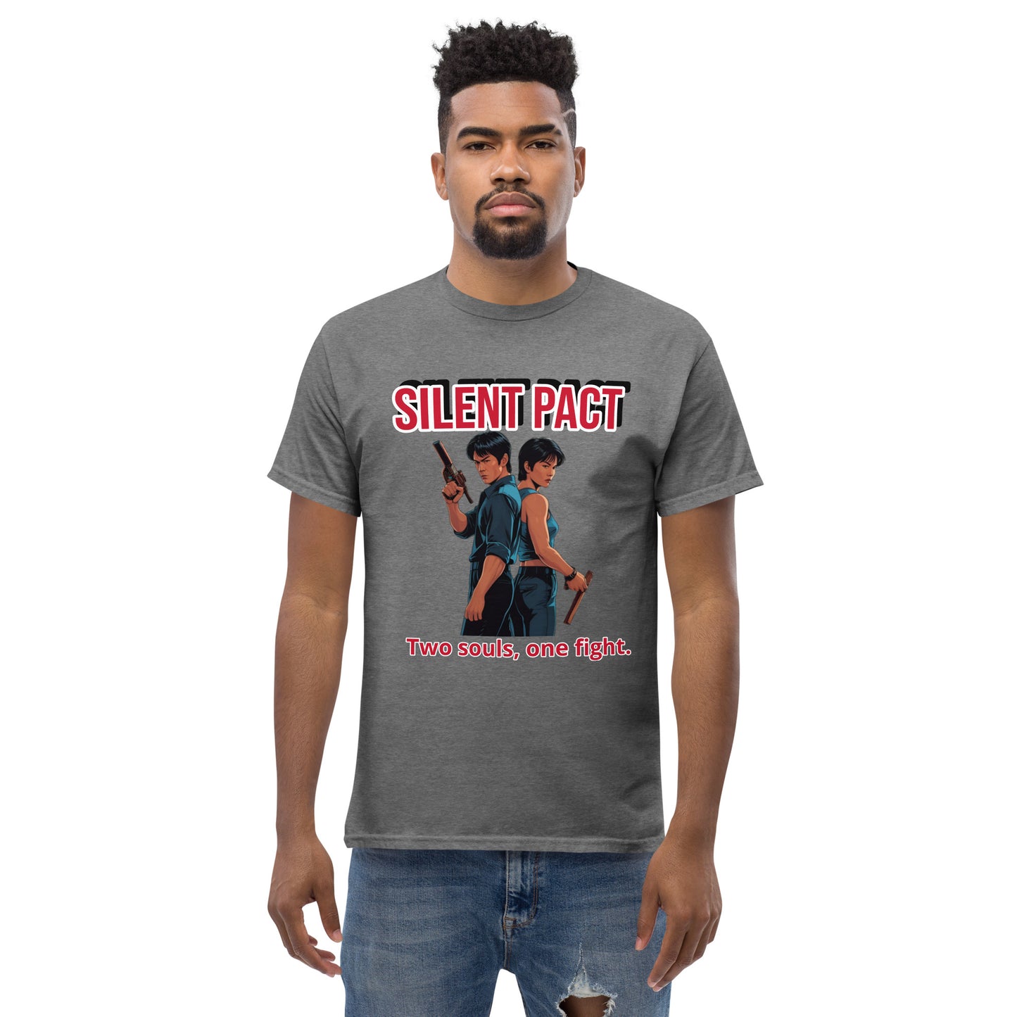 Bloodshed Style T-Shirt inspiriert von Action- und Horrorfilmen