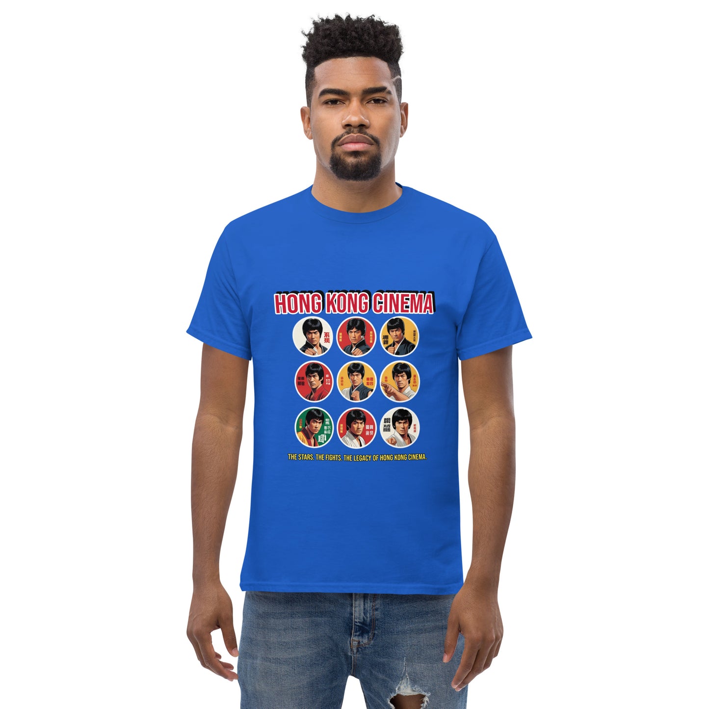Kung-Fu Style T-Shirt mit klassischem Design