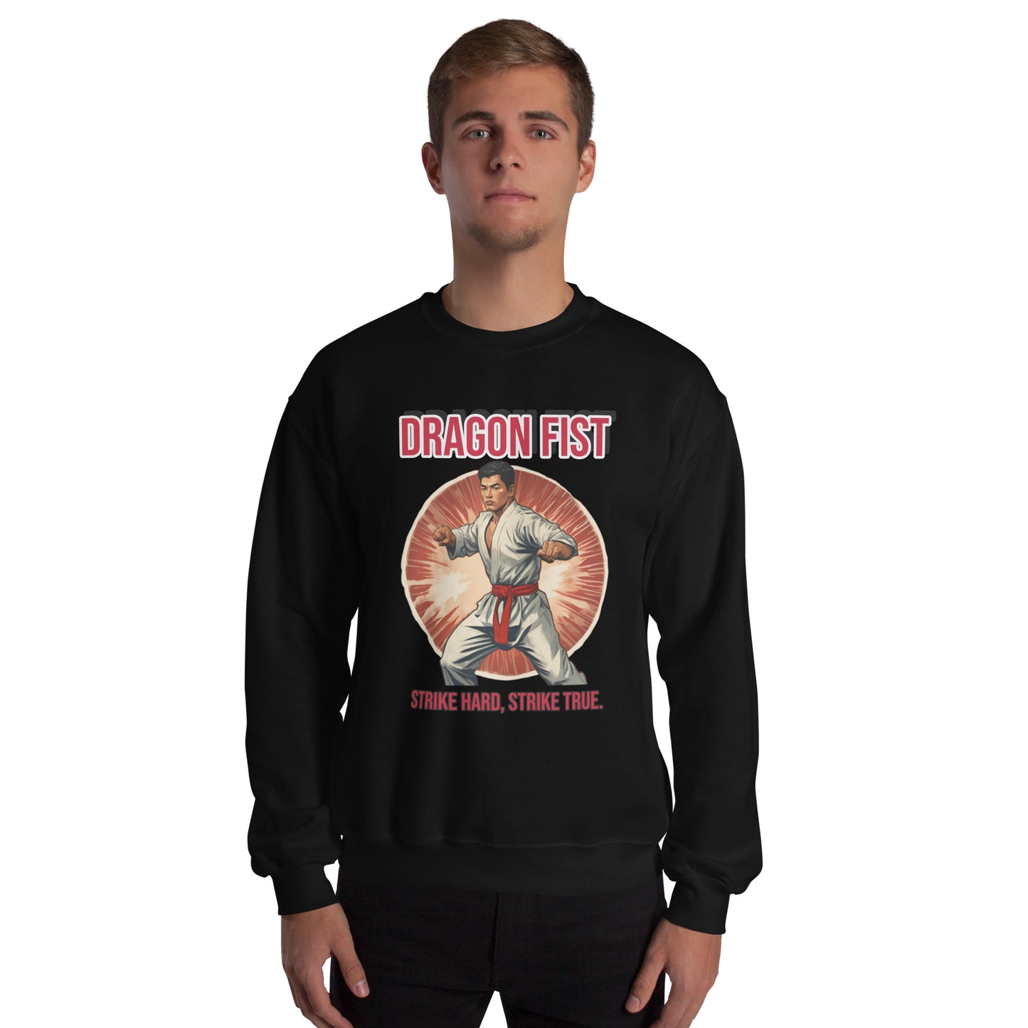 Kung-Fu Style Sweater mit klassischem Design