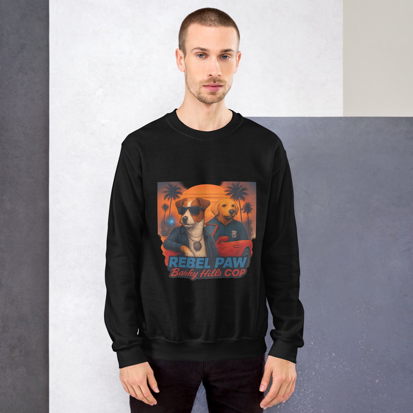 Animal Action Classics Sweater mit Retro-Actionhelden