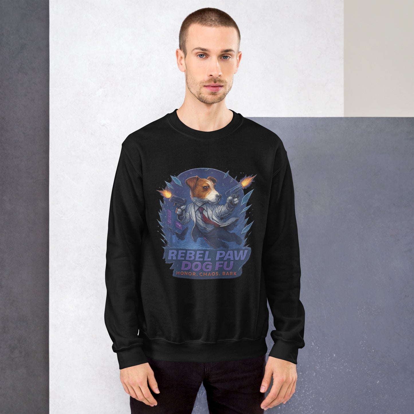 Animal Action Classics Sweater mit Retro-Actionhelden