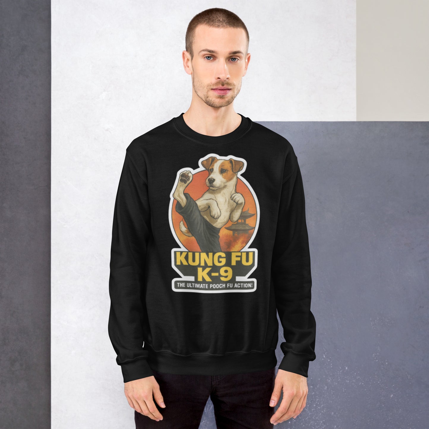 Animal Action Classics Sweater mit Retro-Actionhelden