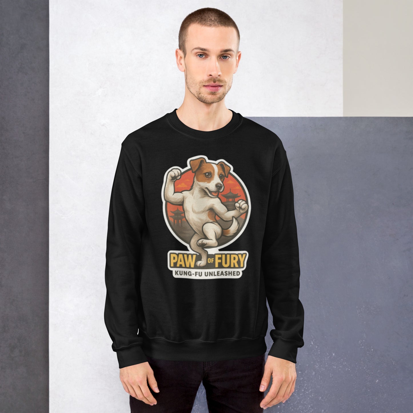 Kung-Fur Cinema Style Sweater inspiriert von Kung-Fu Filmplakaten