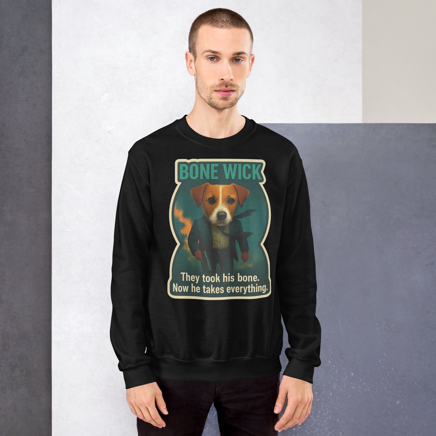 Animal Action Classics Sweater mit Retro-Actionhelden