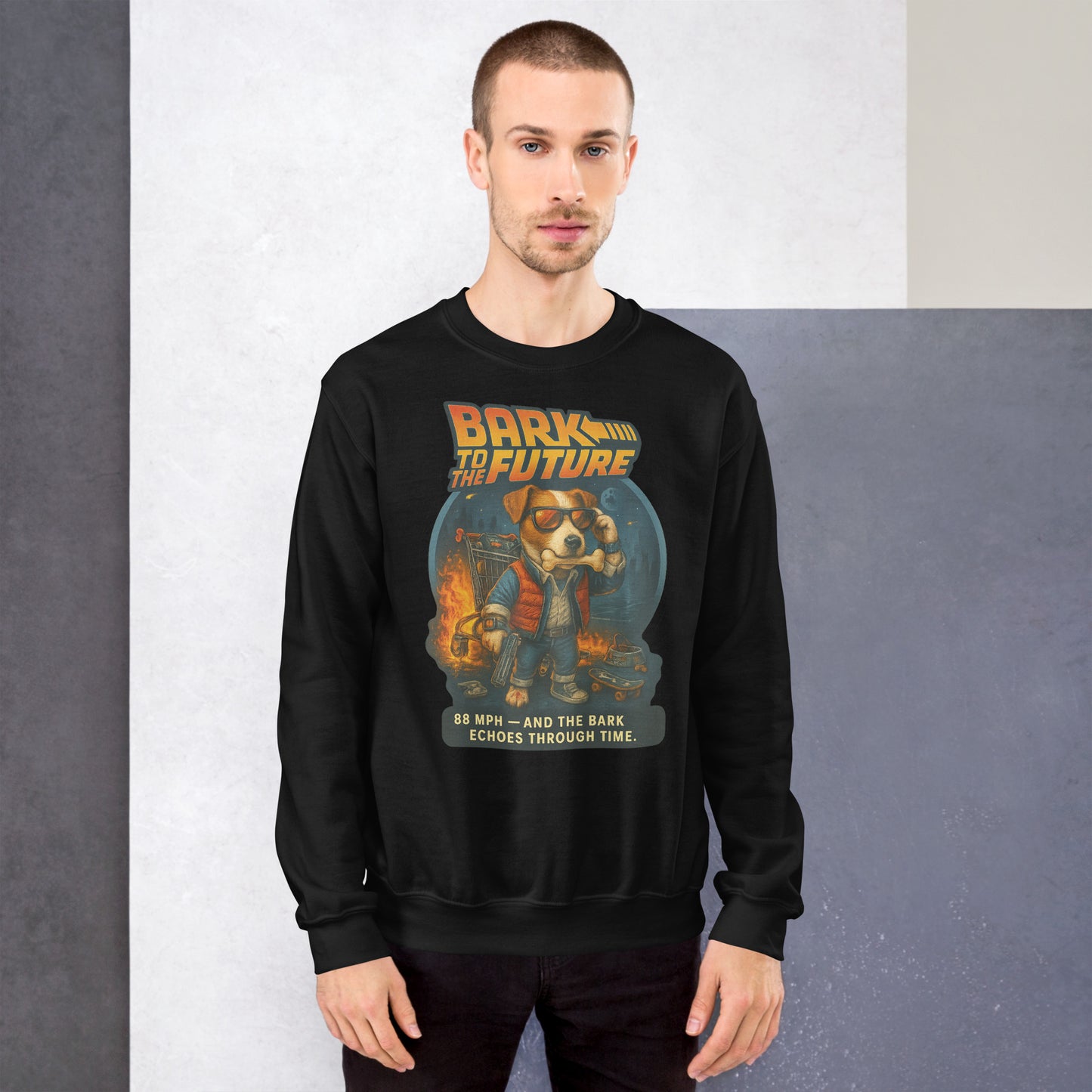 Animal Action Classics Sweater mit Retro-Actionhelden