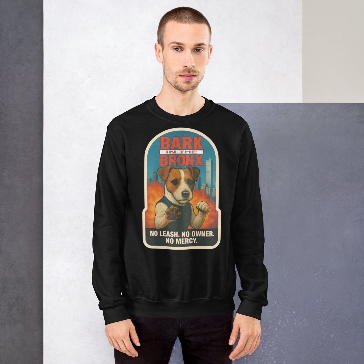 Animal Action Classics Sweater mit Retro-Actionhelden