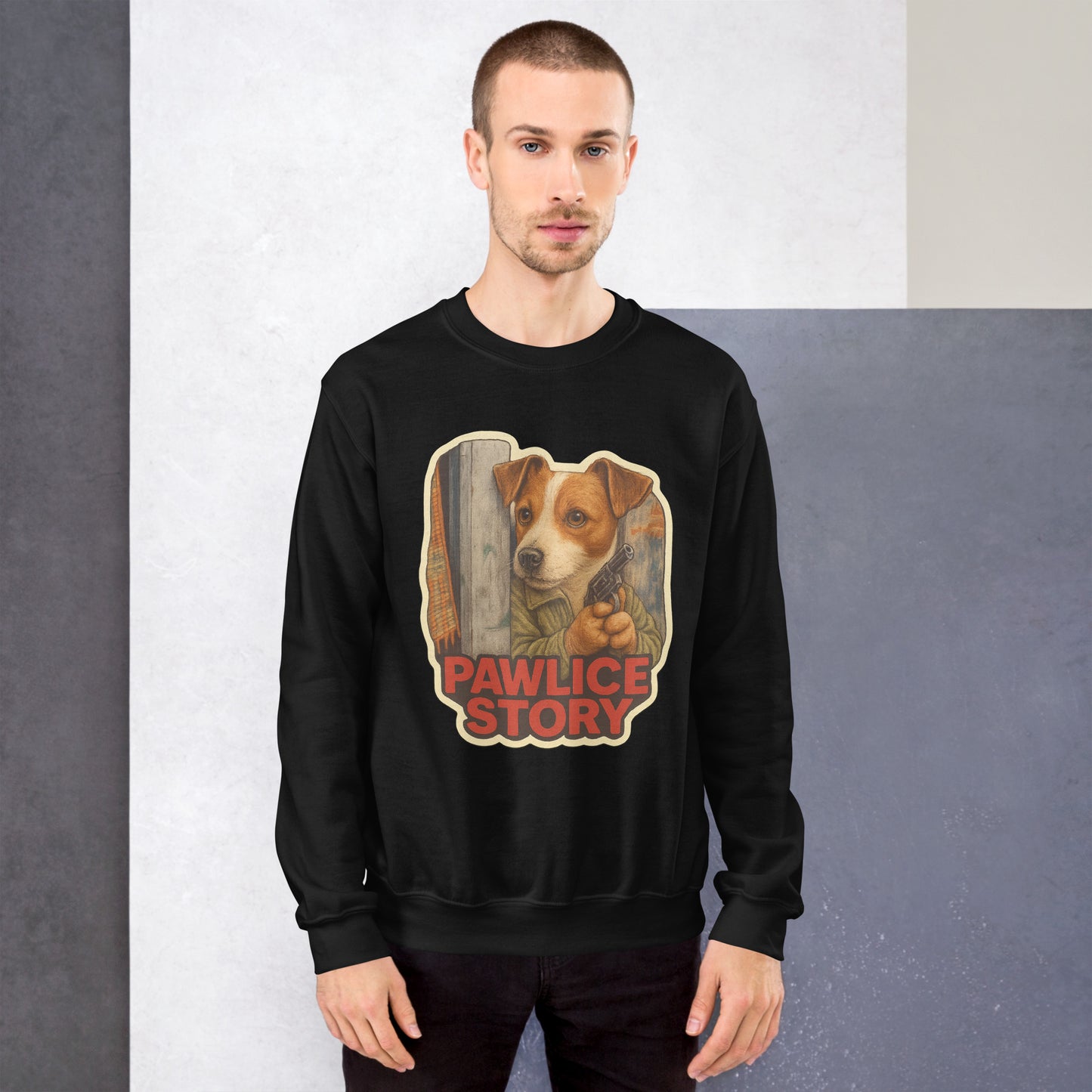 Animal Action Classics Sweater mit Retro-Actionhelden