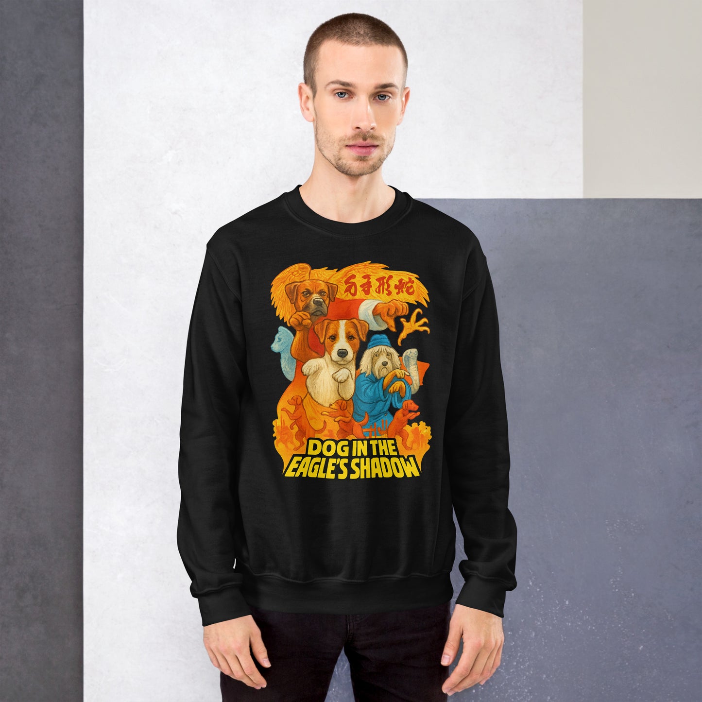 Animal Action Classics Sweater mit Retro-Actionhelden