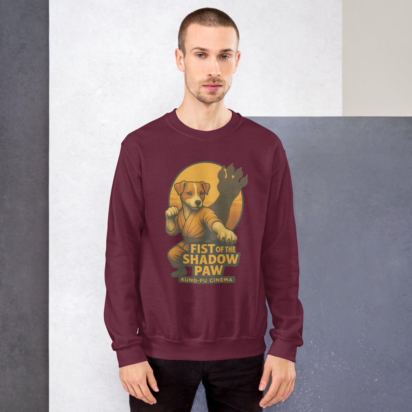 Kung-Fur Cinema Style Sweater inspiriert von Kung-Fu Filmplakaten