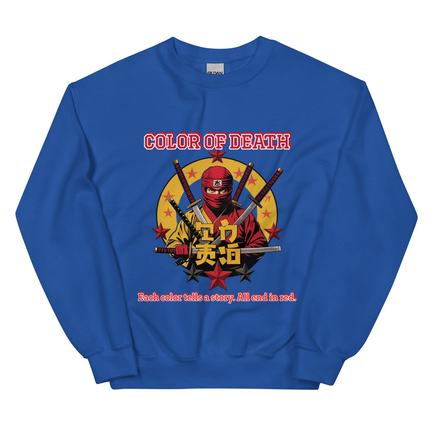 Ninja Style Sweater mit Retroflair