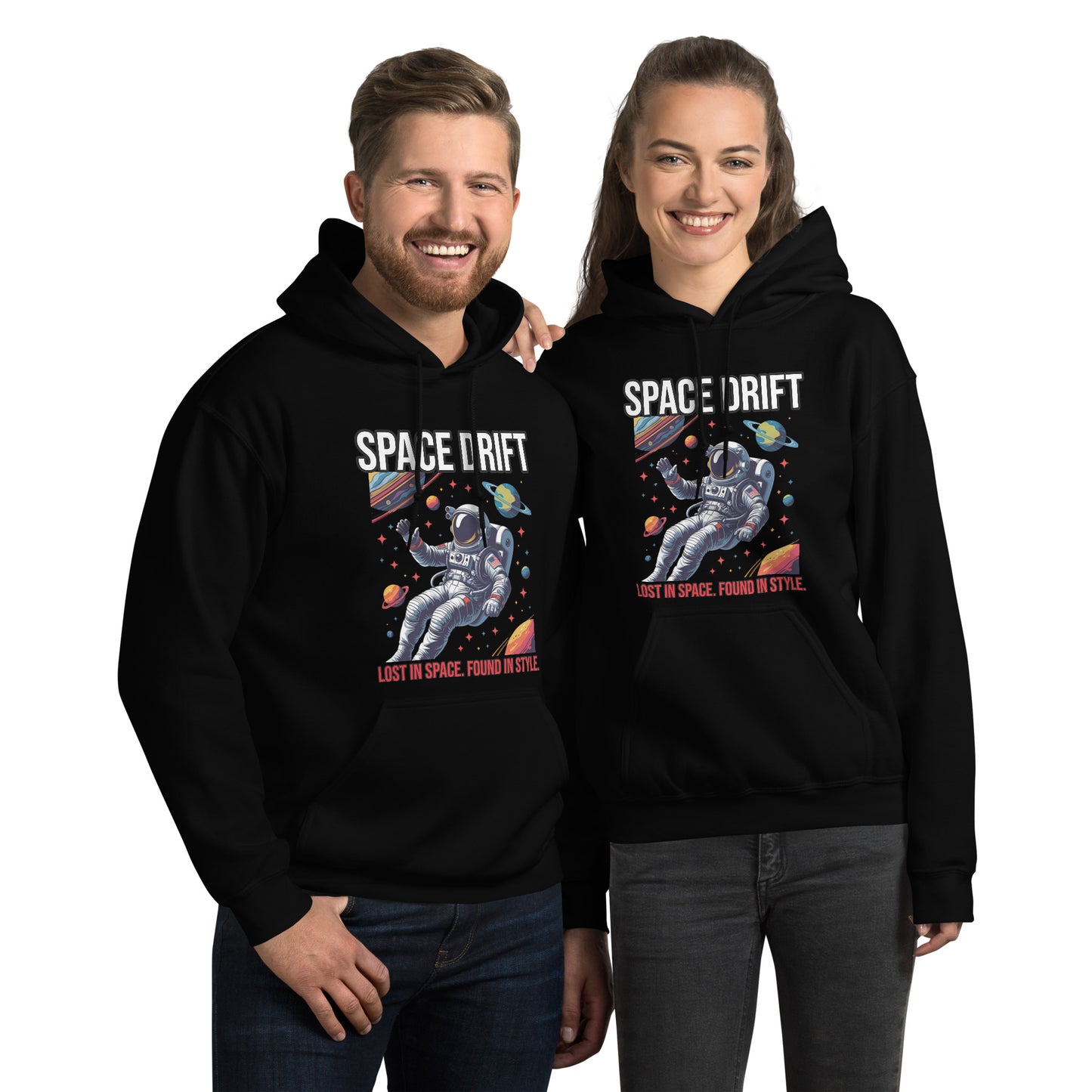 Futuristischer Hoodie im Space Age Look