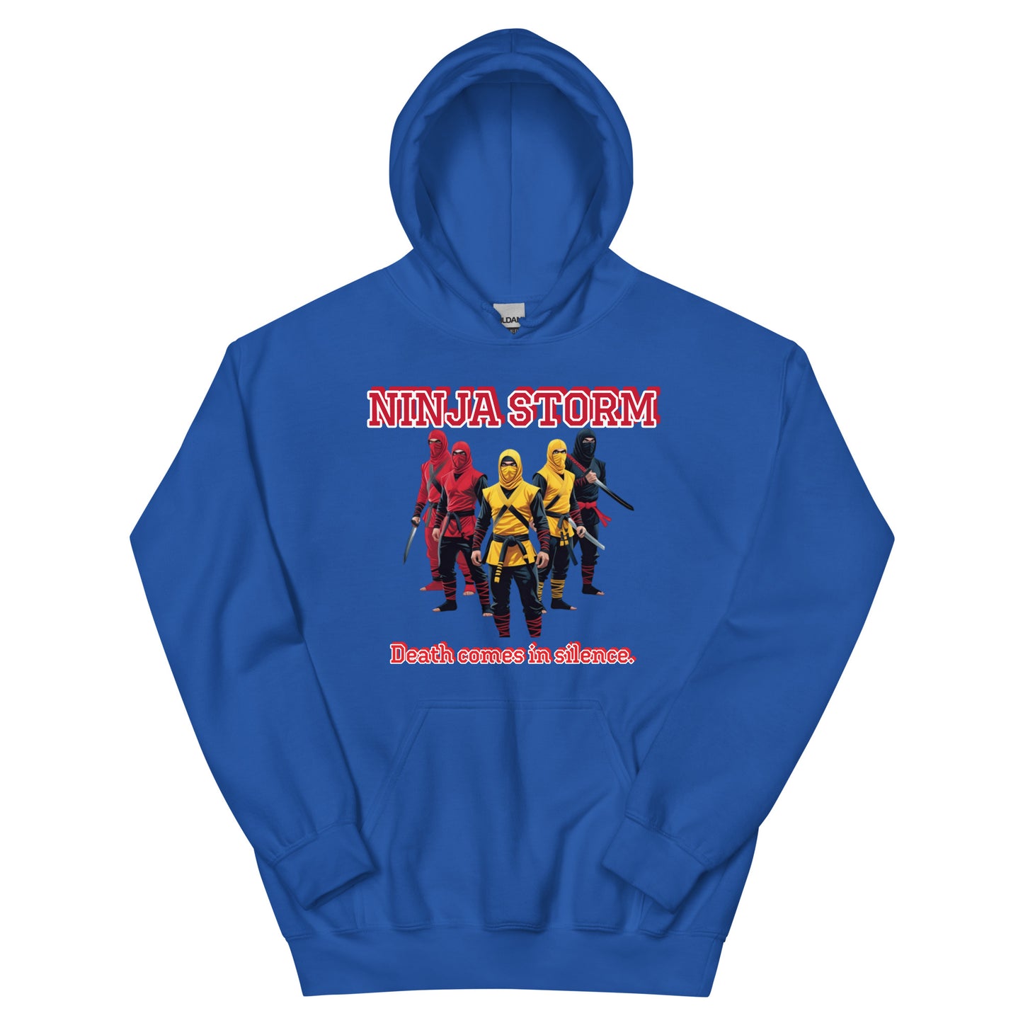 Ninja Style Hoodie mit Retrofolks Design