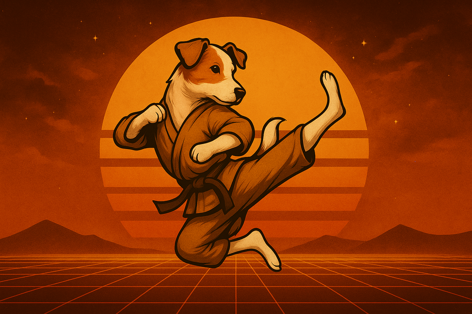 Barkie Chan Kung-Fu Sweater