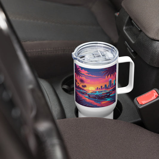 Reisebecher mit Retrofolks Prints für unterwegs
