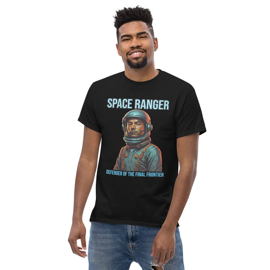 Futuristisches Sci-Fi T-Shirt mit Retrofolks Design
