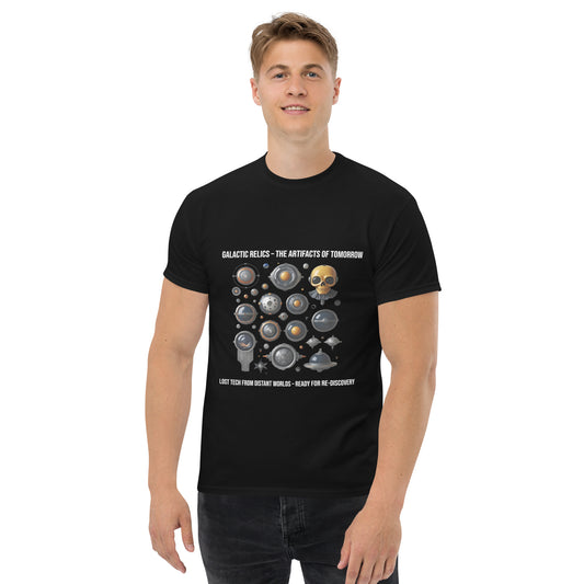 Futuristisches Sci-Fi T-Shirt mit Retrofolks Design
