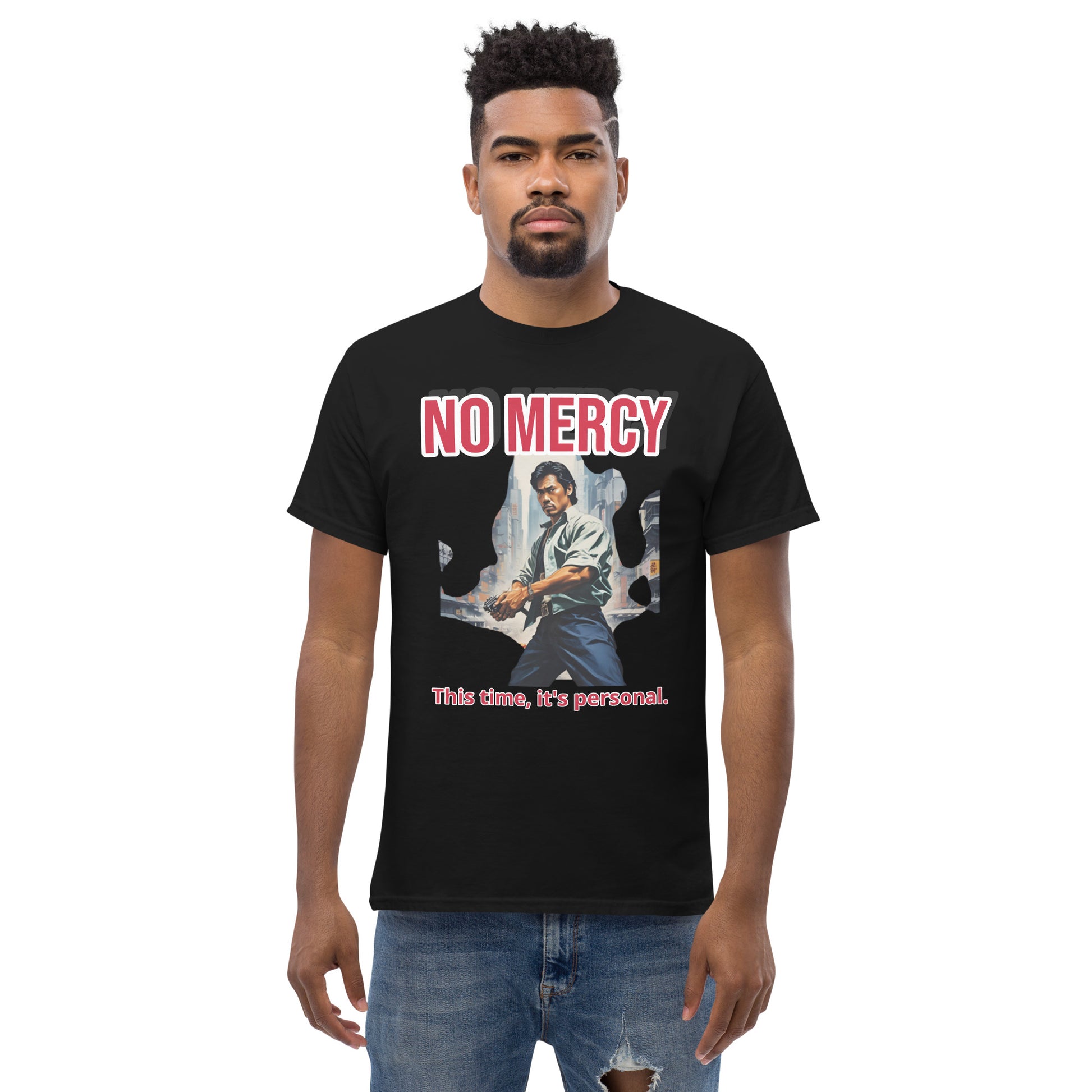 Bloodshed Style T-Shirt inspiriert von Action- und Horrorfilmen
