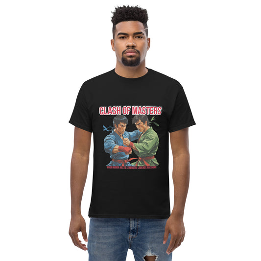Kung-Fu Style T-Shirt mit klassischem Design
