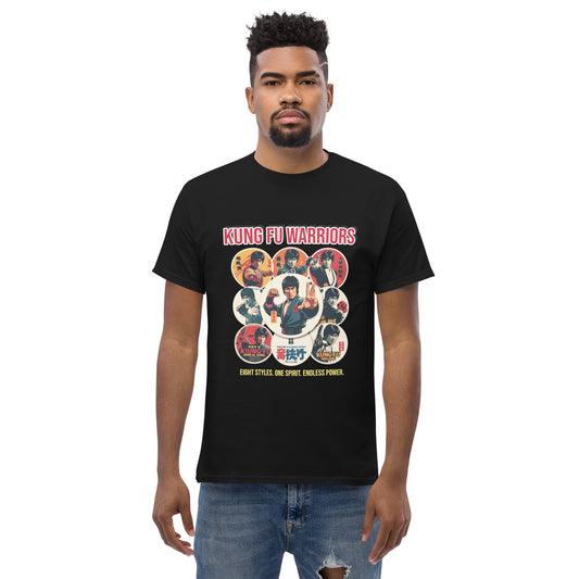 Kung-Fu Style T-Shirt mit klassischem Design
