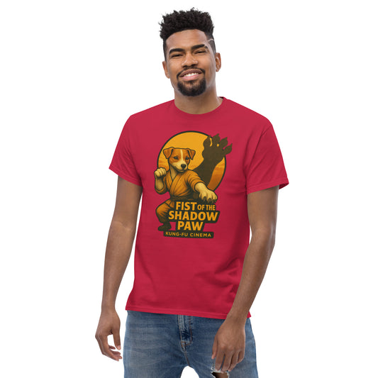 Kung-Fur Cinema Style T-Shirt mit tierischem Martial-Arts Design
