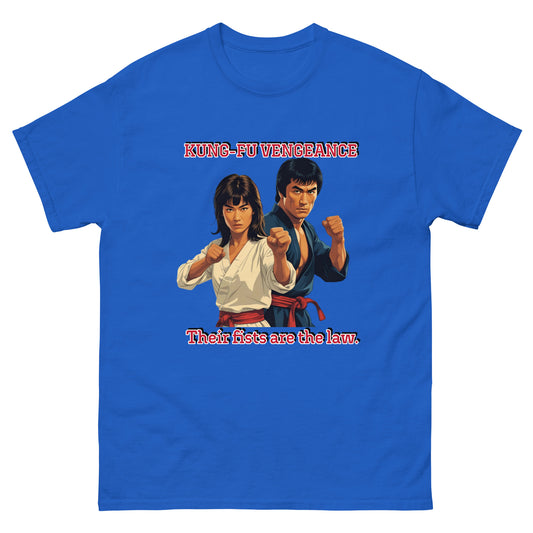 Kung-Fu Style T-Shirt mit klassischem Design
