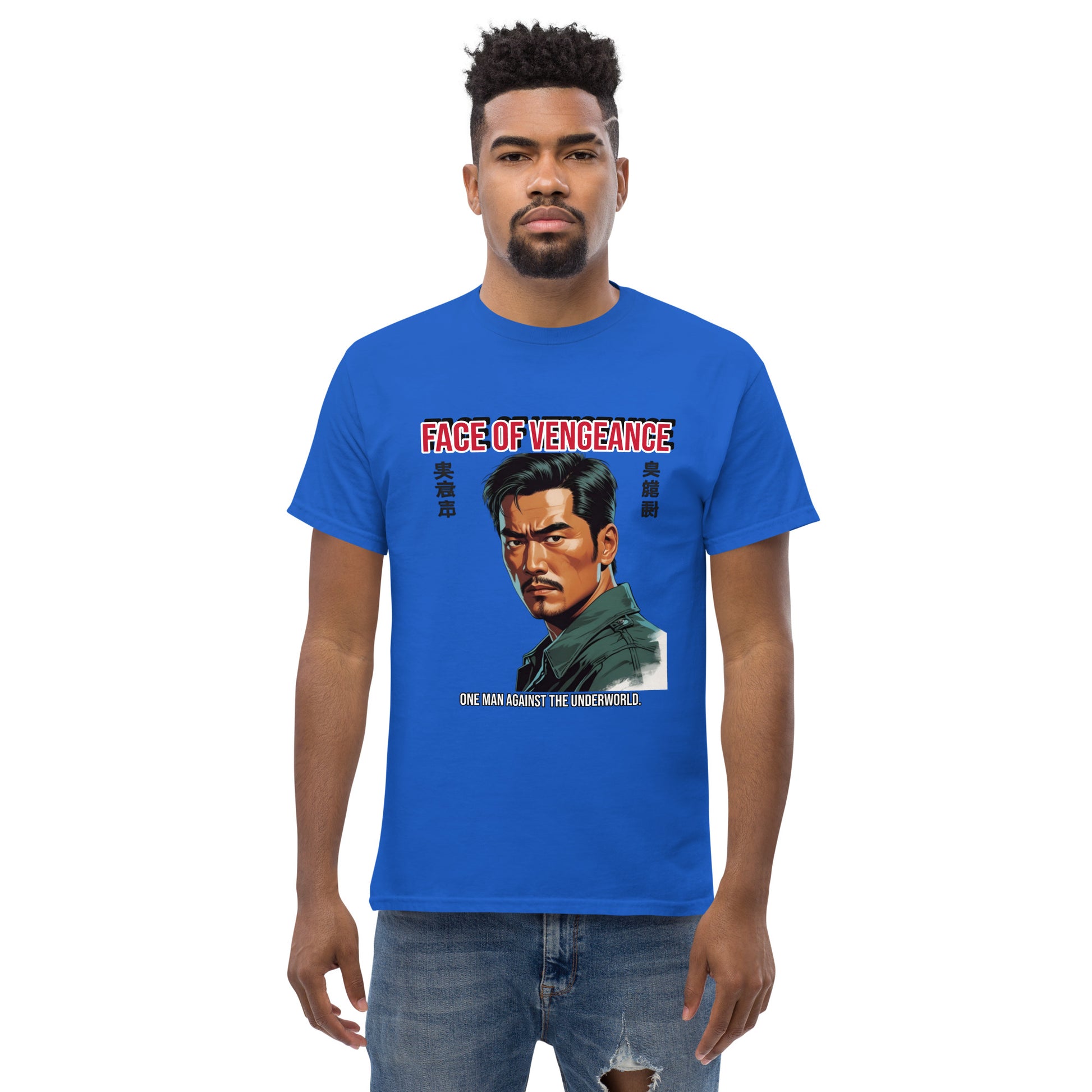 Bloodshed Style T-Shirt inspiriert von Action- und Horrorfilmen
