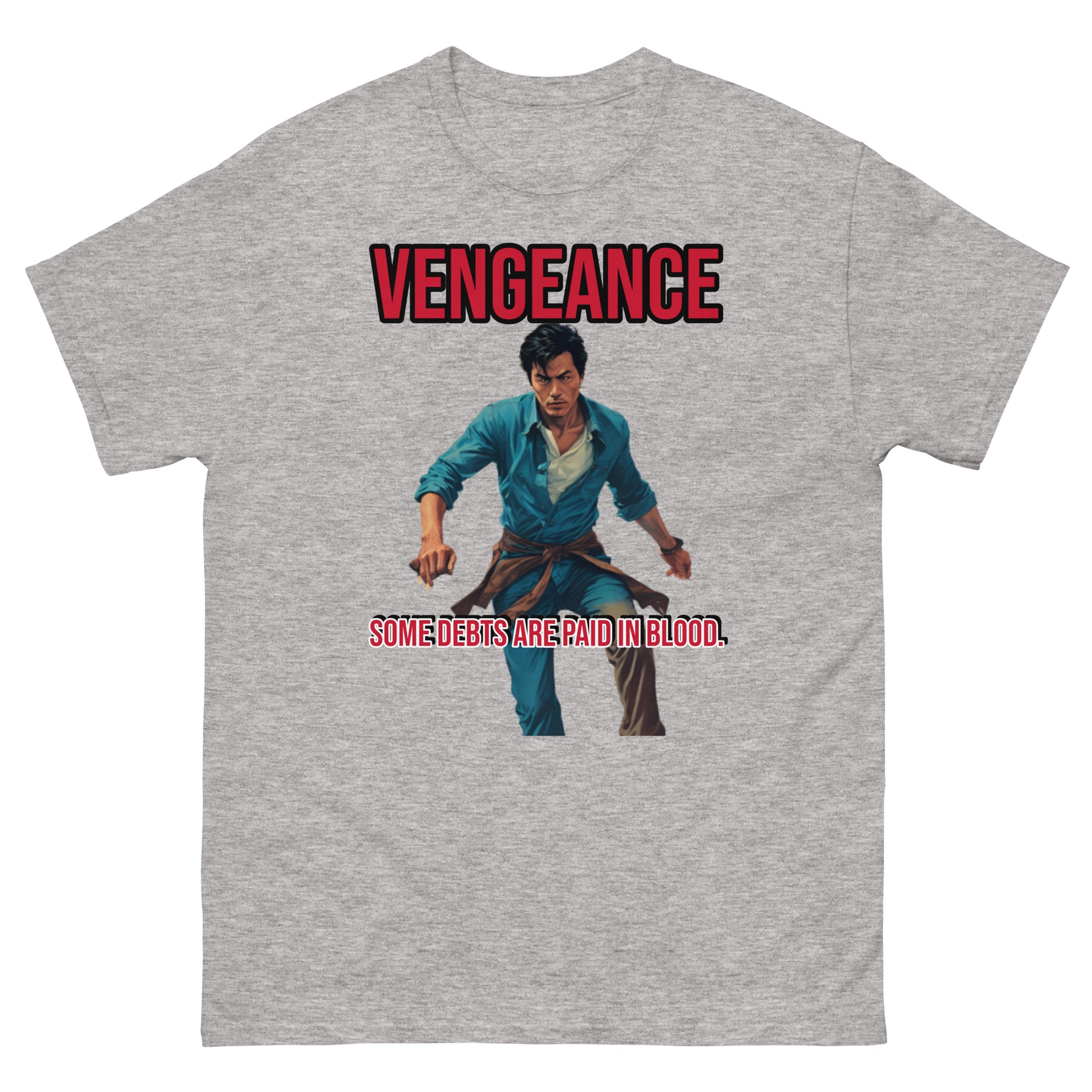 Bloodshed Style T-Shirt inspiriert von Action- und Horrorfilmen
