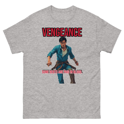 Bloodshed Style T-Shirt inspiriert von Action- und Horrorfilmen
