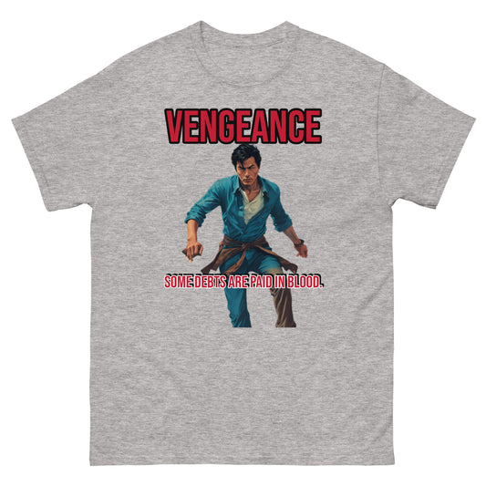 Bloodshed Style T-Shirt inspiriert von Action- und Horrorfilmen
