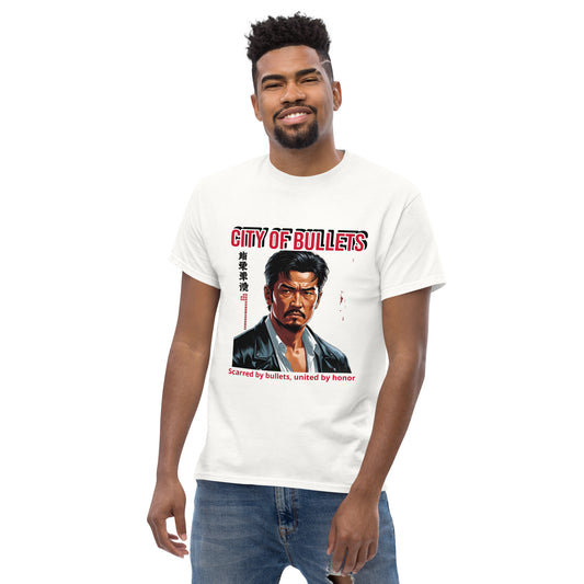 Bloodshed Style T-Shirt inspiriert von Action- und Horrorfilmen
