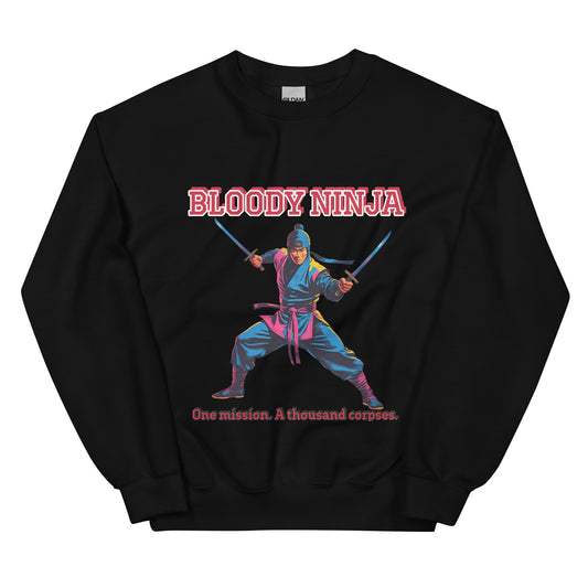 Ninja Style Sweater mit Retroflair
