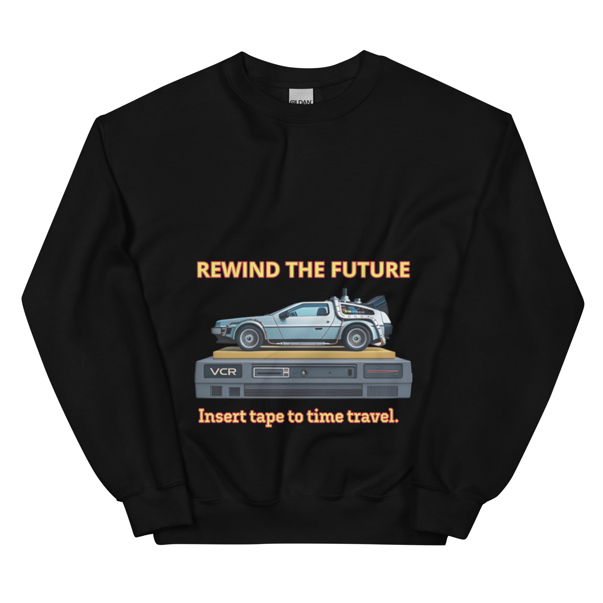 Synthwave Retro Sweater mit Neonfarben
