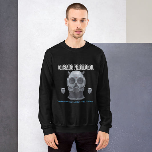 Sci-Fi Style Sweater mit Retro-Roboter
