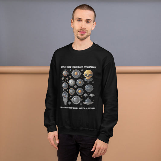 Space Age Sweater mit futuristischem Look
