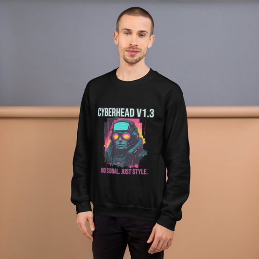 Synthwave Retro Sweater mit Neonfarben
