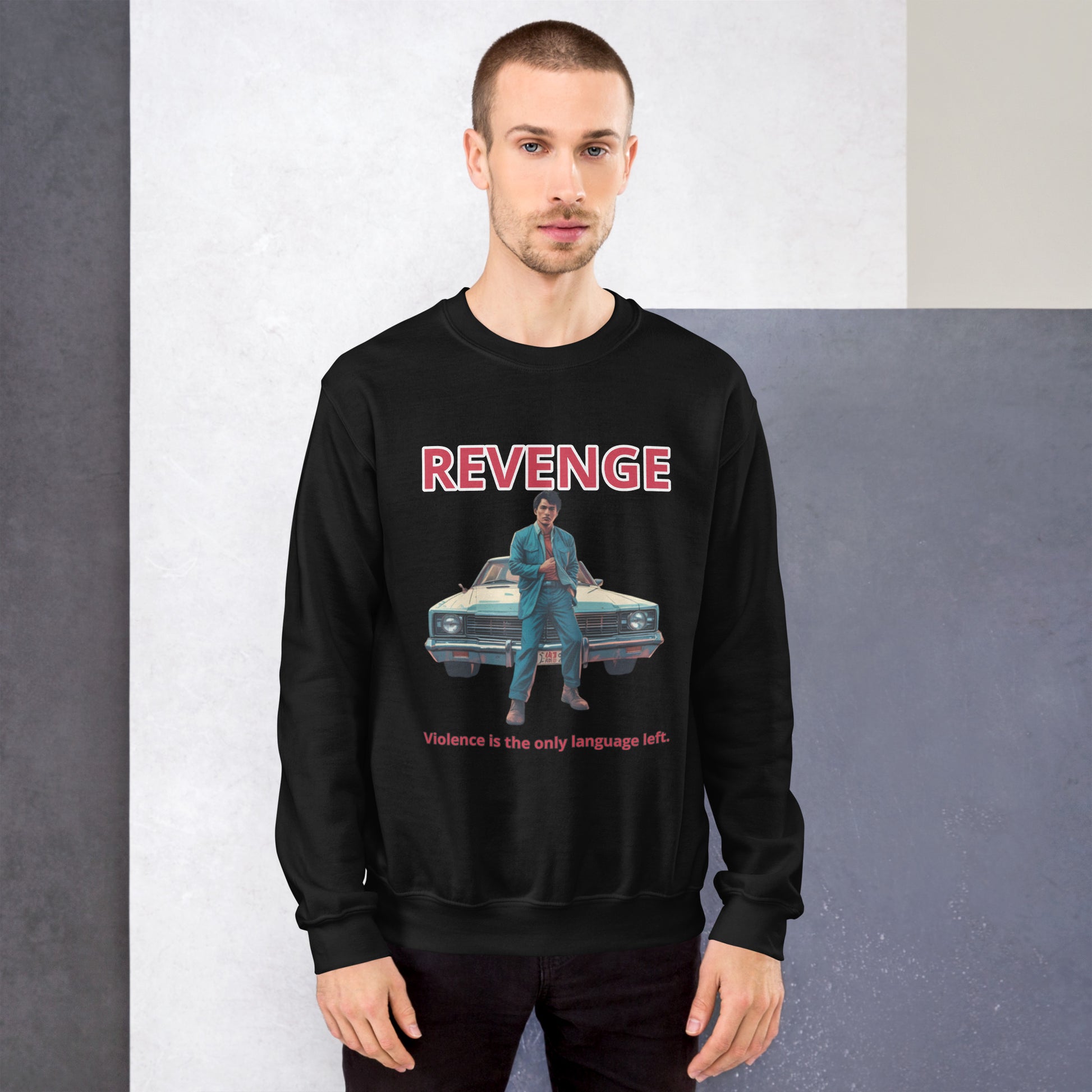 Bloodshed Style Sweater mit Horror-Elementen
