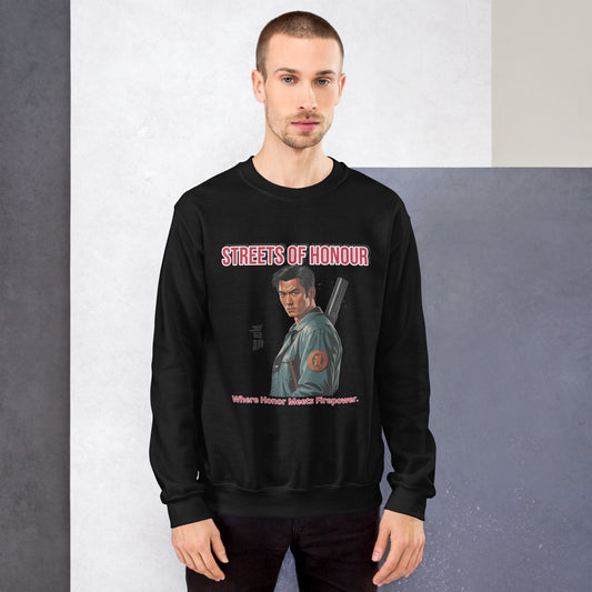 Bloodshed Style Sweater mit Horror-Elementen
