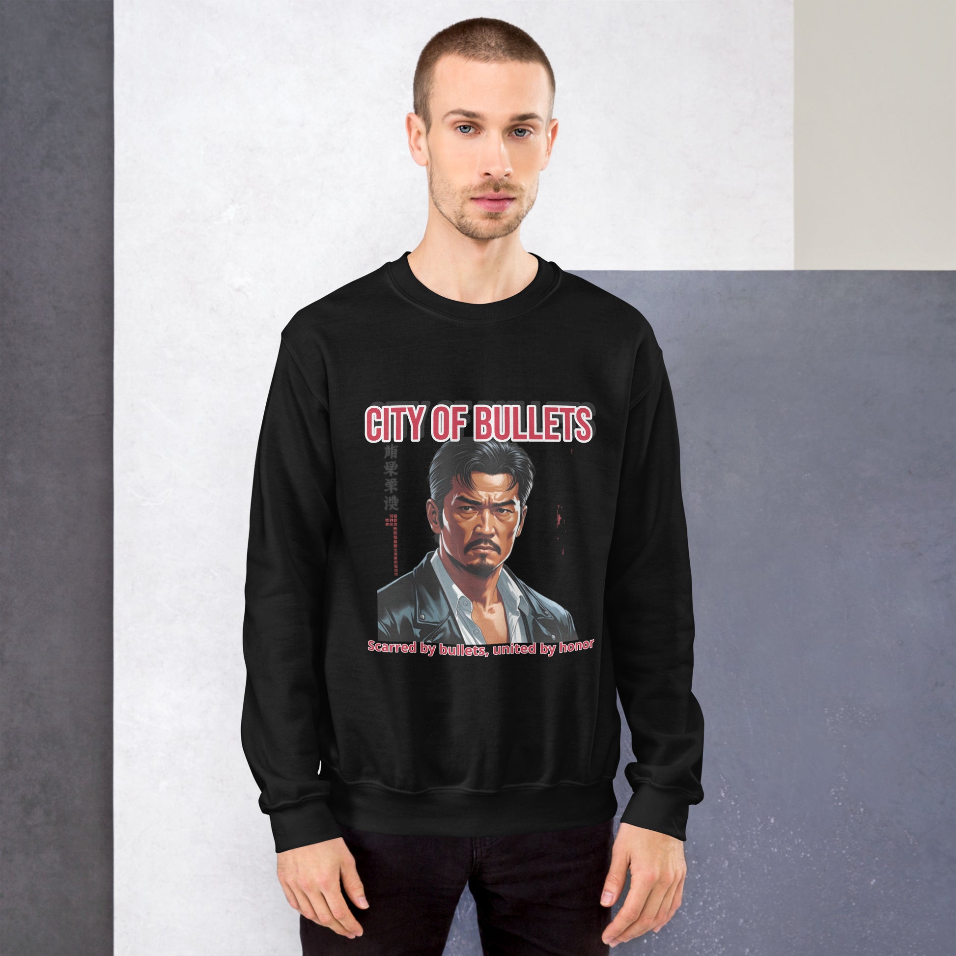 Bloodshed Style Sweater mit Horror-Elementen
