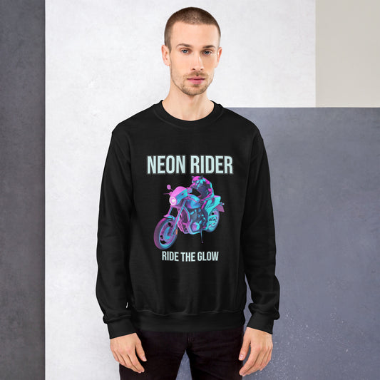Synthwave Retro Sweater mit Neonfarben
