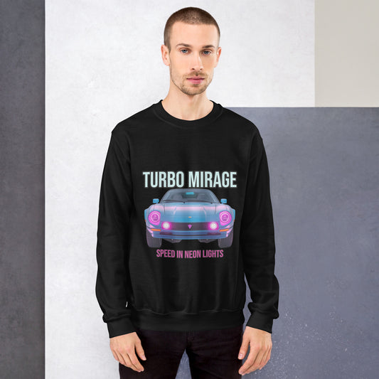 Synthwave Retro Sweater mit Neonfarben

