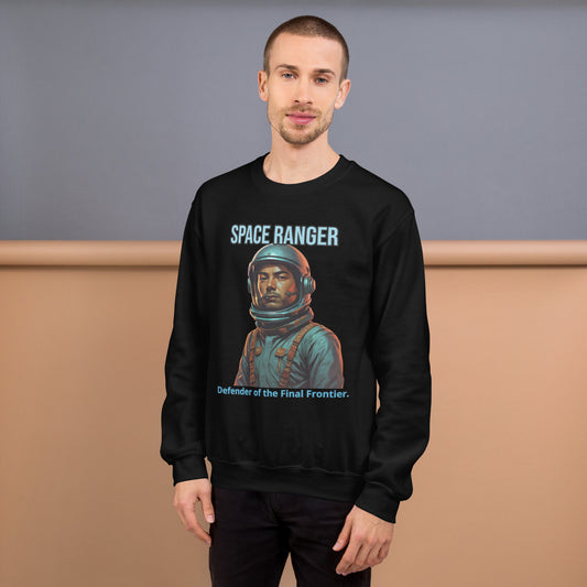 Space Age Sweater mit futuristischem Look
