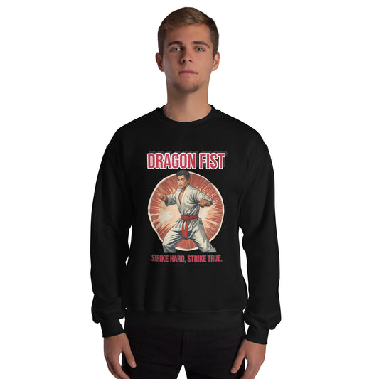 Kung-Fu Style Sweater mit klassischem Design
