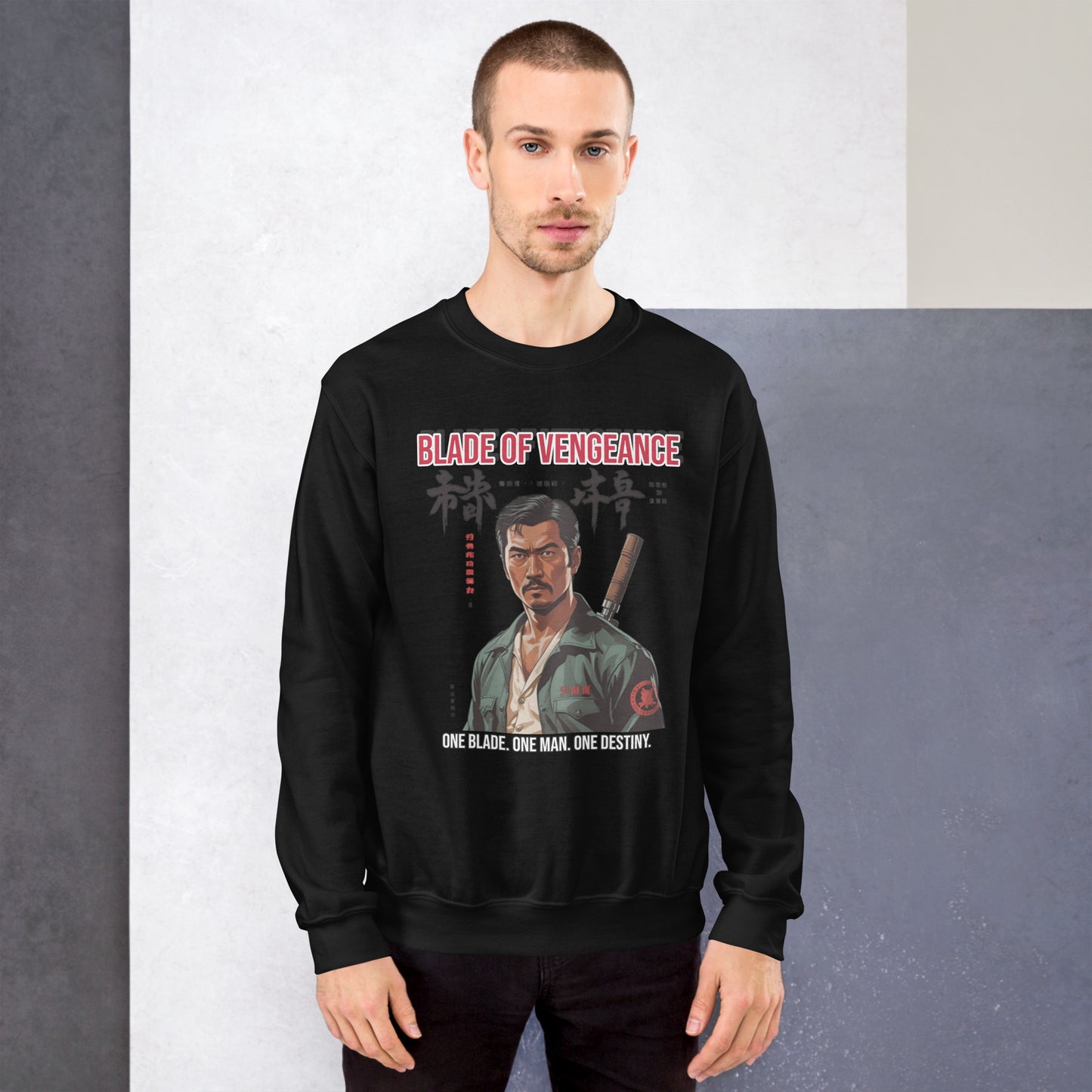 Bloodshed Style Sweater mit Horror-Elementen
