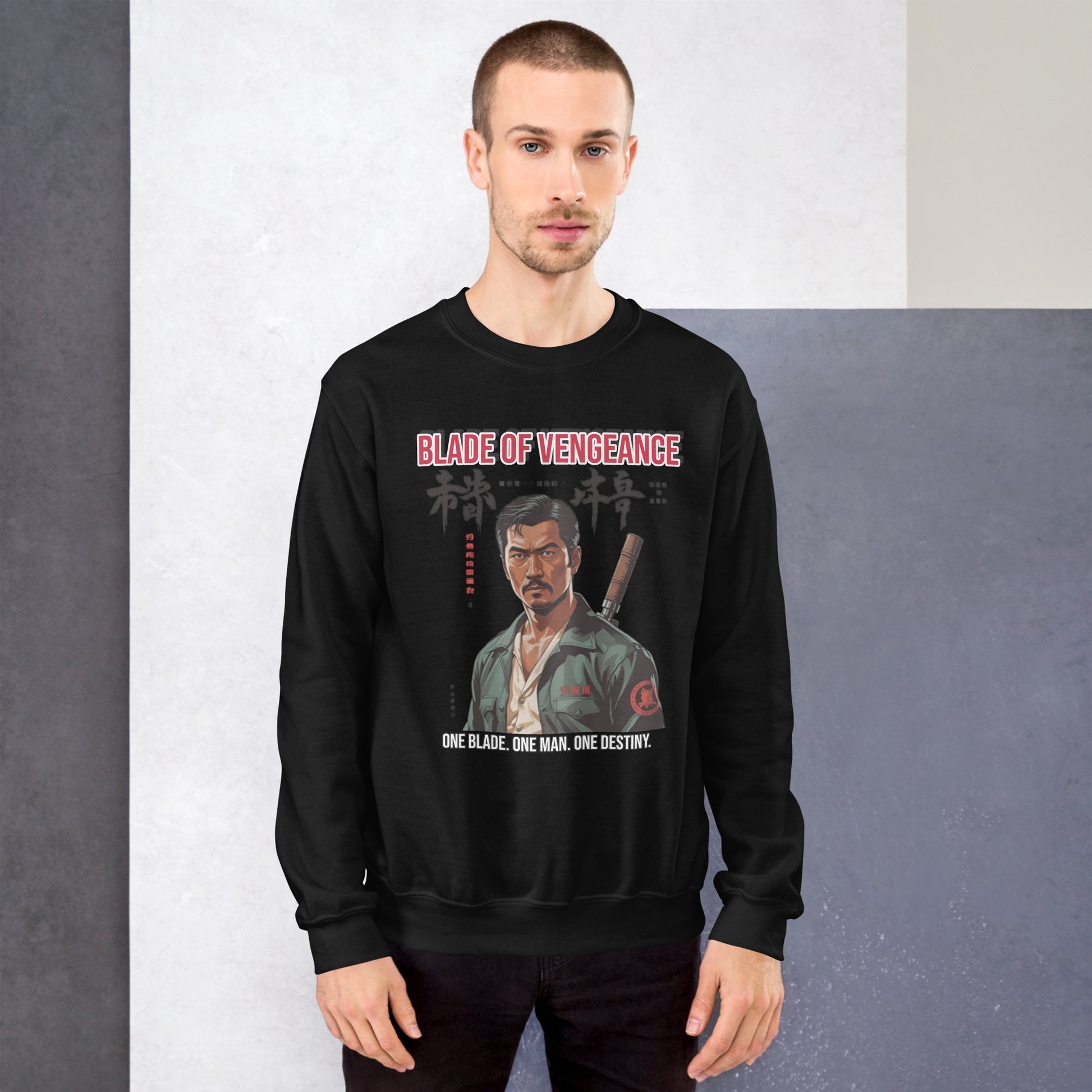 Bloodshed Style Sweater mit Horror-Elementen

