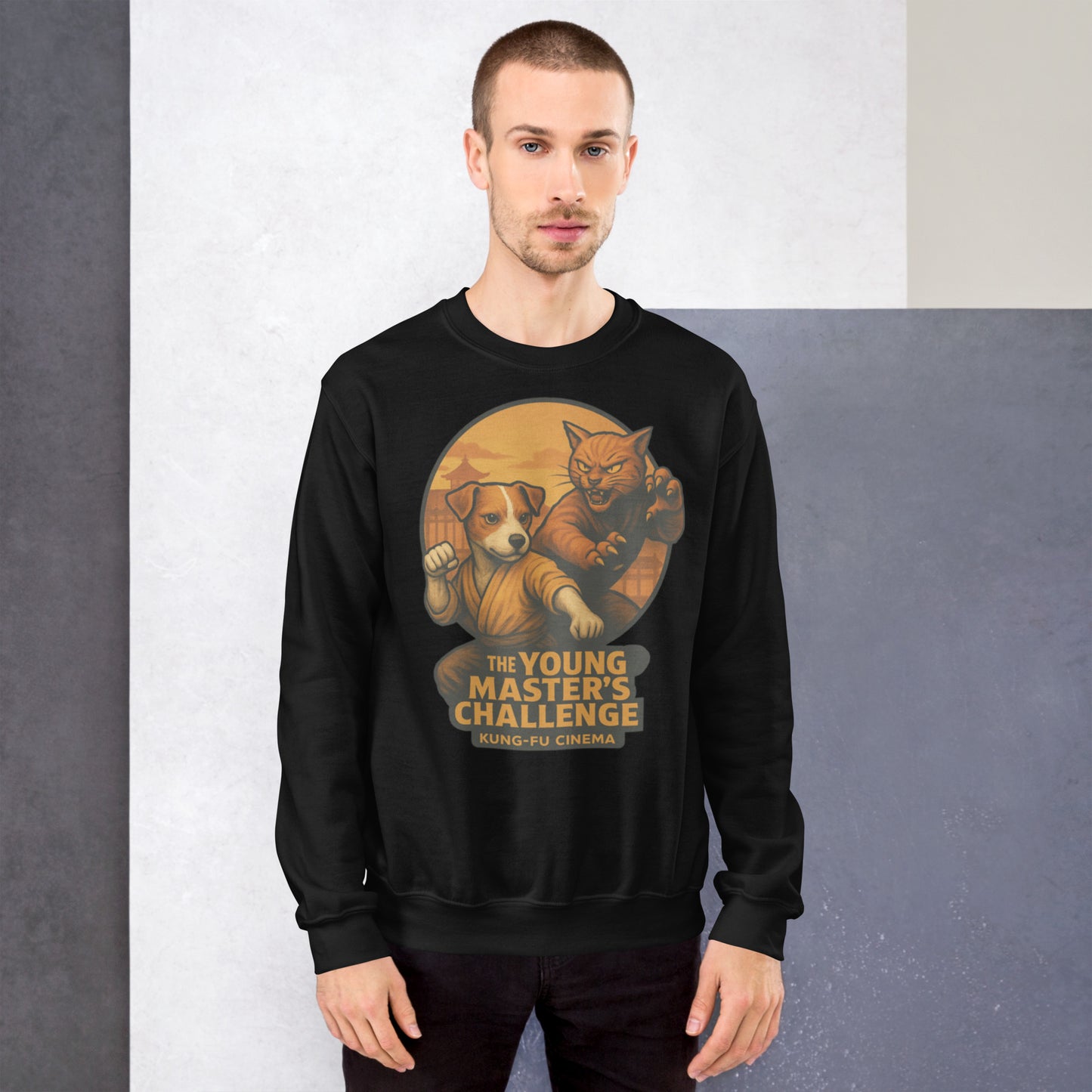 Animal Action Classics Sweater mit Retro-Actionhelden
