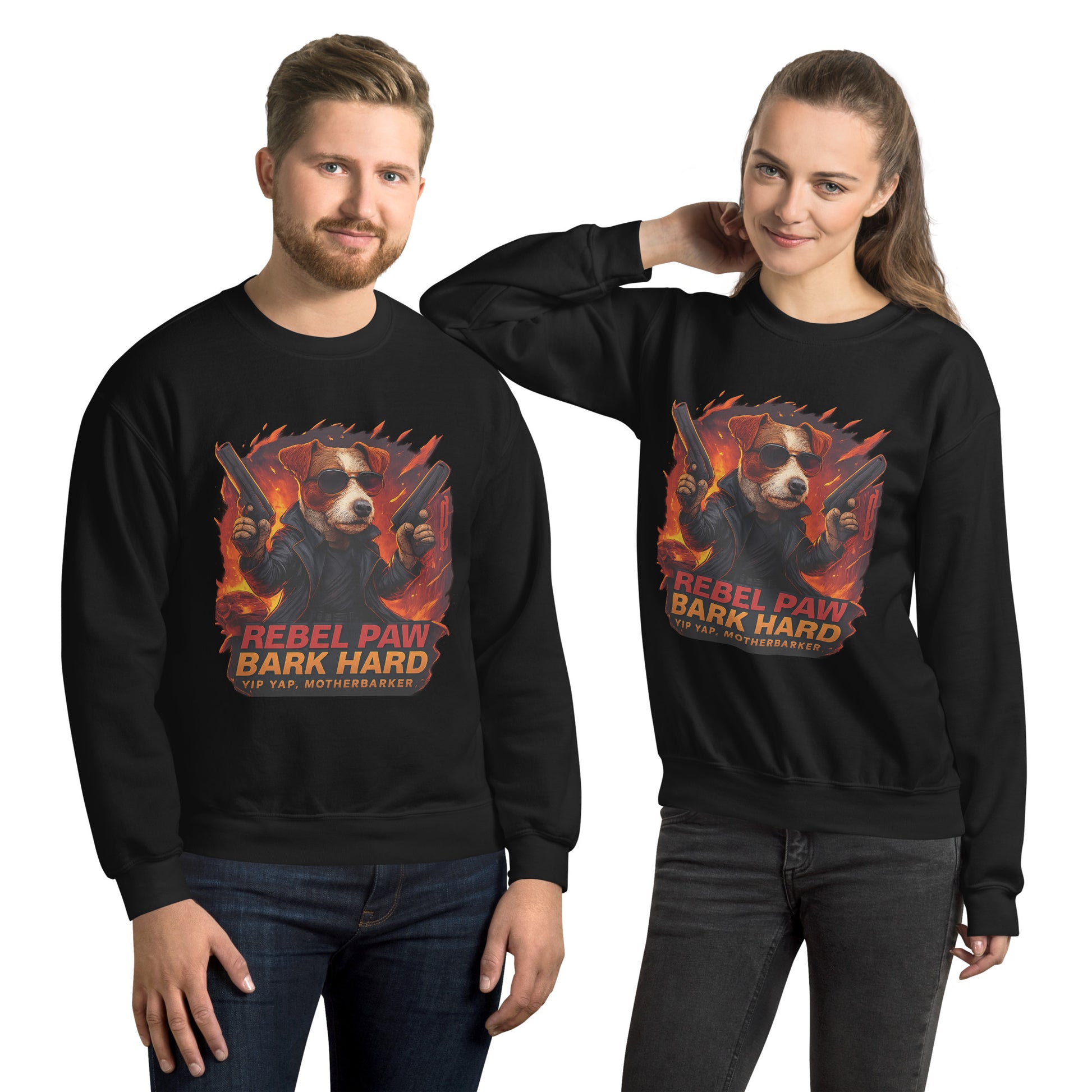 Animal Action Classics Sweater mit Retro-Actionhelden
