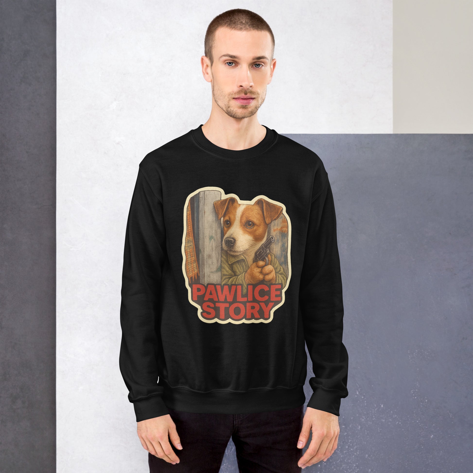 Animal Action Classics Sweater mit Retro-Actionhelden
