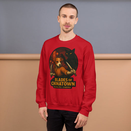 Kung-Fur Cinema Style Sweater inspiriert von Kung-Fu Filmplakaten
