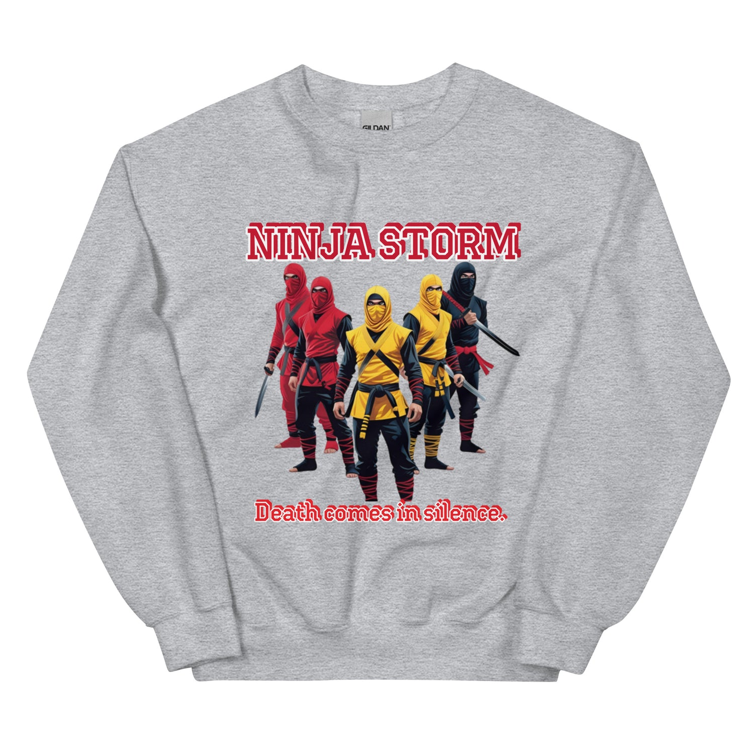 Ninja Style Sweater mit Retroflair
